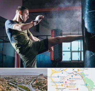 باشگاه کیک بوکسینگ در معالی آباد شیراز