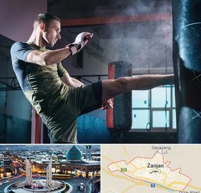 باشگاه کیک بوکسینگ در زنجان