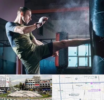 باشگاه کیک بوکسینگ در مرکز تهران