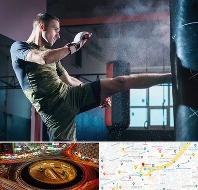 باشگاه کیک بوکسینگ در میدان ولیعصر