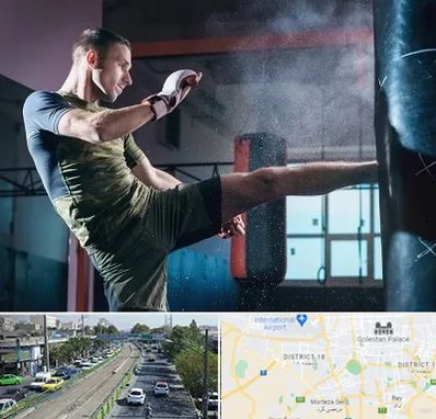 باشگاه کیک بوکسینگ در جنوب تهران