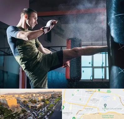 باشگاه کیک بوکسینگ در تهرانپارس 