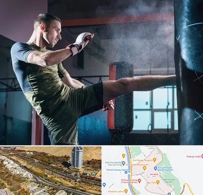 باشگاه کیک بوکسینگ در خیابان نیایش شیراز