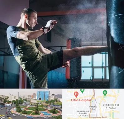 باشگاه کیک بوکسینگ در ونک 