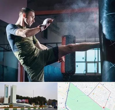 باشگاه کیک بوکسینگ در بلوار فلسیطین مشهد