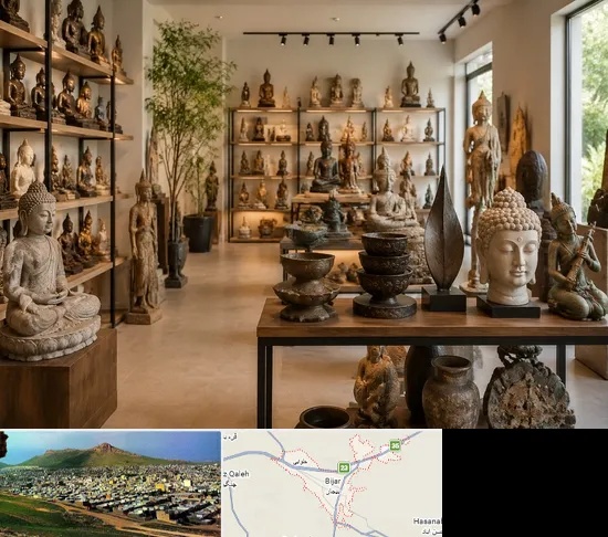 مجسمه فروشی در بیجار
