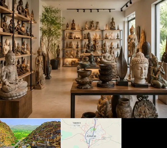 مجسمه فروشی در کامیاران