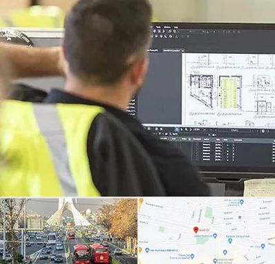 آموزشگاه اتوکد در خیابان آزادی