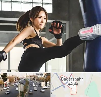 باشگاه کیک بوکسینگ بانوان در باقرشهر