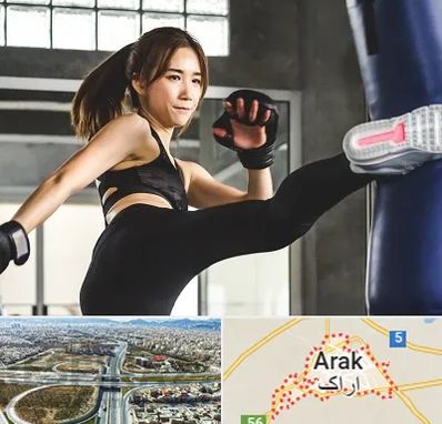 باشگاه کیک بوکسینگ بانوان در اراک