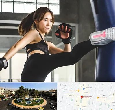 باشگاه کیک بوکسینگ بانوان در هفت حوض