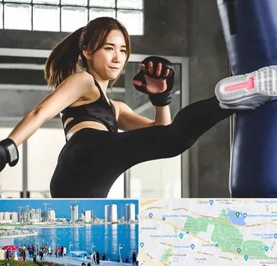 باشگاه کیک بوکسینگ بانوان در چیتگر 