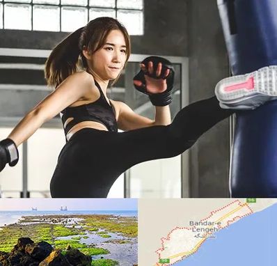 باشگاه کیک بوکسینگ بانوان در بندرلنگه