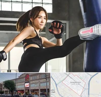 باشگاه کیک بوکسینگ بانوان در قائمیه اسلامشهر