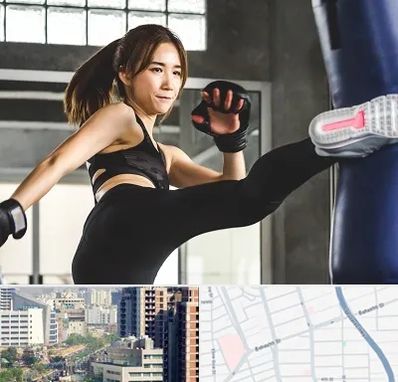 باشگاه کیک بوکسینگ بانوان در خیابان بهشتی