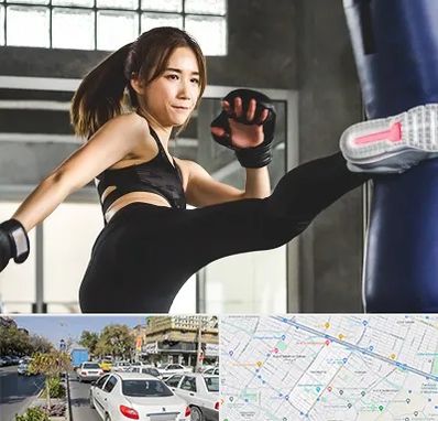 باشگاه کیک بوکسینگ بانوان در مفتح مشهد