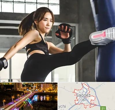 باشگاه کیک بوکسینگ بانوان در سقز