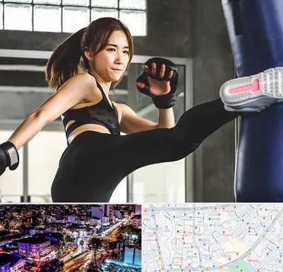 باشگاه کیک بوکسینگ بانوان در منظریه رشت