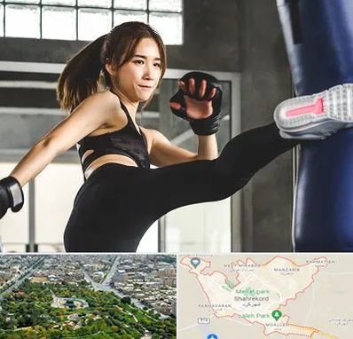 باشگاه کیک بوکسینگ بانوان در شهرکرد