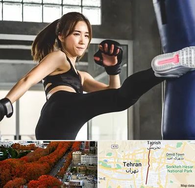 باشگاه کیک بوکسینگ بانوان در ولیعصر