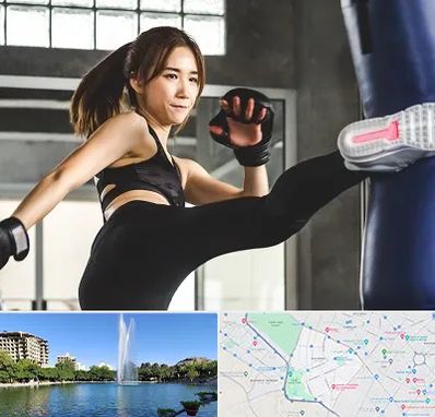 باشگاه کیک بوکسینگ بانوان در کوهسنگی مشهد