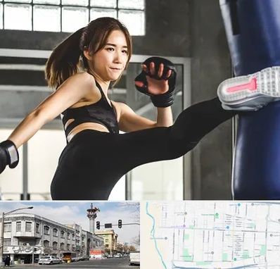 باشگاه کیک بوکسینگ بانوان در 17شهریور