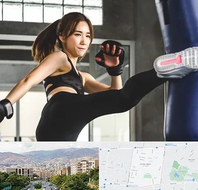 باشگاه کیک بوکسینگ بانوان در خانی آباد