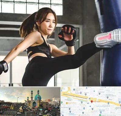 باشگاه کیک بوکسینگ بانوان در رسالت