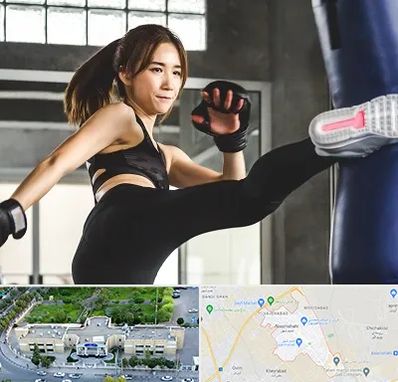 باشگاه کیک بوکسینگ بانوان در نسیم شهر