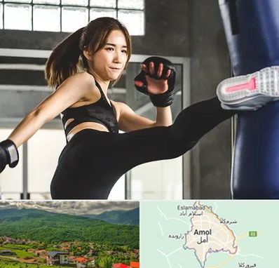 باشگاه کیک بوکسینگ بانوان در آمل