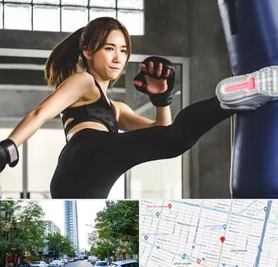 باشگاه کیک بوکسینگ بانوان در امامت مشهد