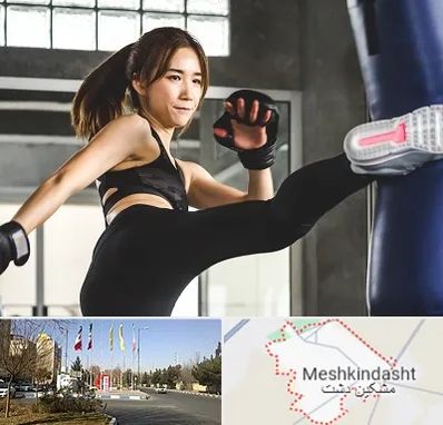 باشگاه کیک بوکسینگ بانوان در مشکین دشت