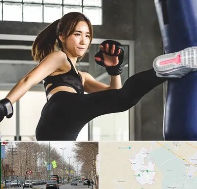 باشگاه کیک بوکسینگ بانوان در نظرآباد کرج