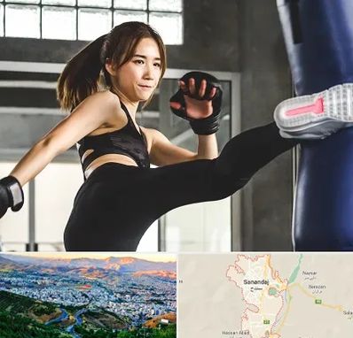 باشگاه کیک بوکسینگ بانوان در سنندج