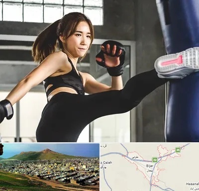 باشگاه کیک بوکسینگ بانوان در بیجار