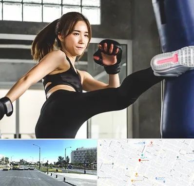 باشگاه کیک بوکسینگ بانوان در بلوار کلاهدوز مشهد