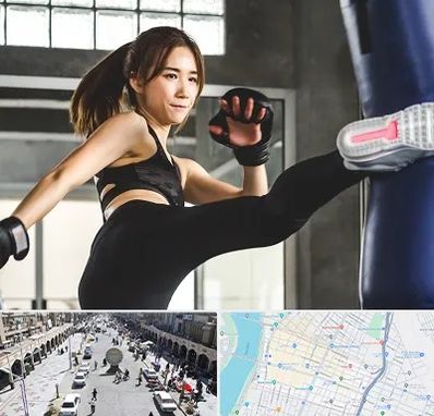 باشگاه کیک بوکسینگ بانوان در نادری اهواز