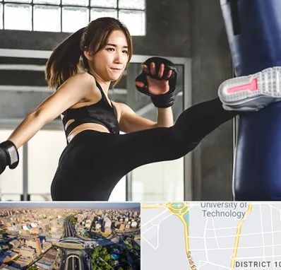 باشگاه کیک بوکسینگ بانوان در استاد معین