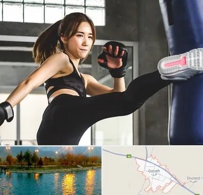 باشگاه کیک بوکسینگ بانوان در قروه