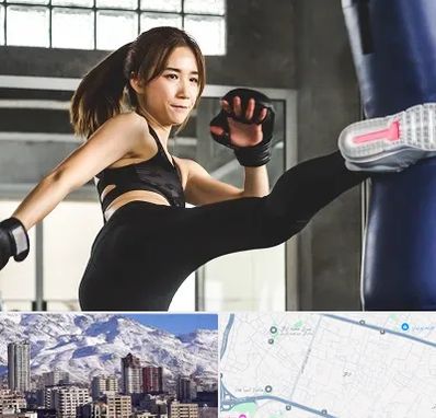 باشگاه کیک بوکسینگ بانوان در ازگل