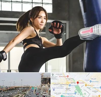 باشگاه کیک بوکسینگ بانوان در بلوار توس مشهد