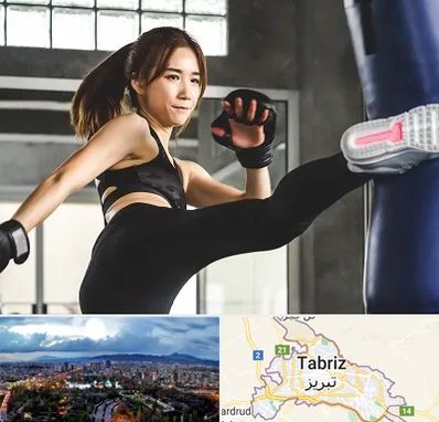 باشگاه کیک بوکسینگ بانوان در تبریز