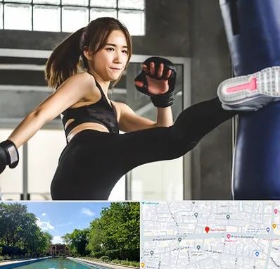 باشگاه کیک بوکسینگ بانوان در هشت بهشت اصفهان