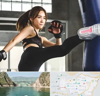 باشگاه کیک بوکسینگ بانوان در ایلام