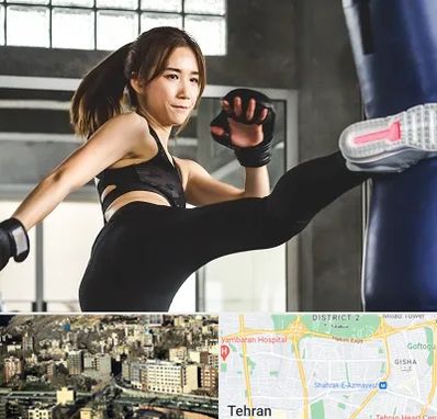 باشگاه کیک بوکسینگ بانوان در مرزداران 