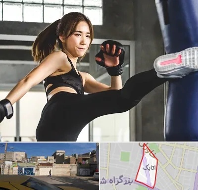 باشگاه کیک بوکسینگ بانوان در اتابک
