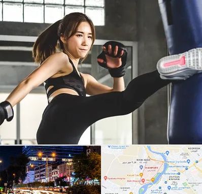 باشگاه کیک بوکسینگ بانوان در کیانپارس اهواز