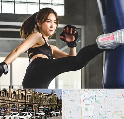 باشگاه کیک بوکسینگ بانوان در منطقه 11 تهران