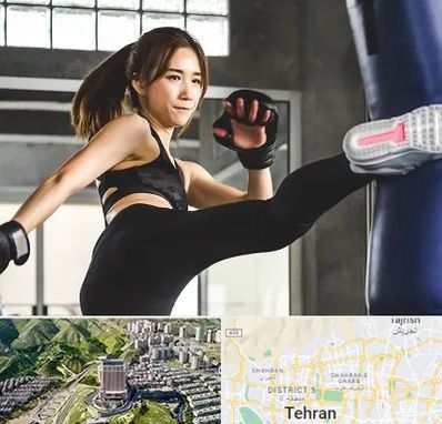 باشگاه کیک بوکسینگ بانوان در شمال تهران