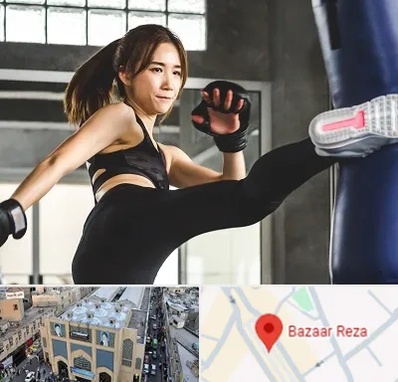 باشگاه کیک بوکسینگ بانوان در بازار رضا مشهد